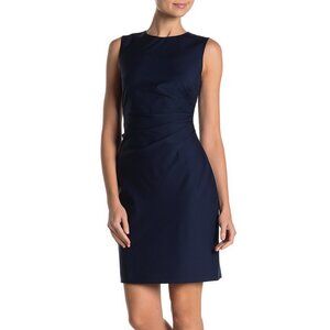 NWT Theory Sleeveless Jorainna Front Ruching Sheath Dress - Work to Evening